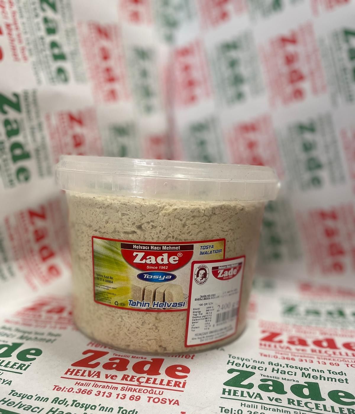 SADE TAHİN HELVASI - 2400 GR (KOVA)