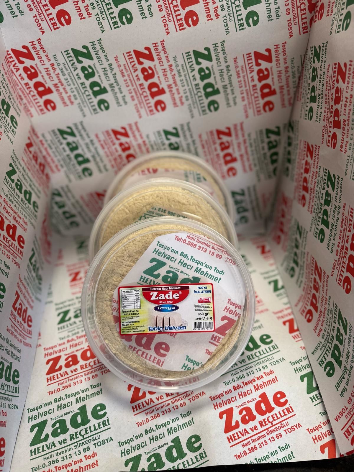 SADE TAHİN HELVASI - 850 GR (KASE)