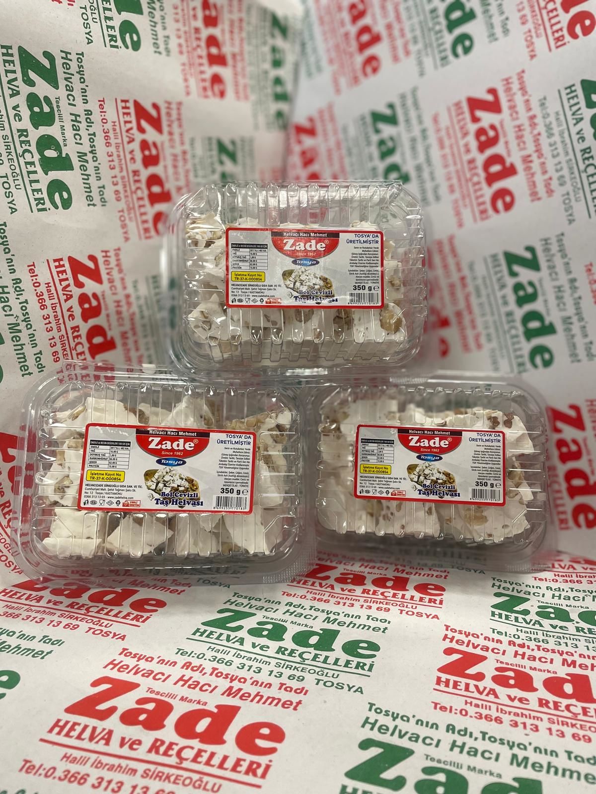 KIRILMIŞ TAŞ HELVASI (YUMUŞAK KIVAMLI) - 350 GR