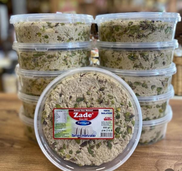 FISTIKLI TAHİN HELVASI - 850 GR (KASE)